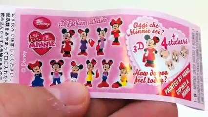 Minnie Mouse Surprise Chocolate Eggs Unboxing gift toy