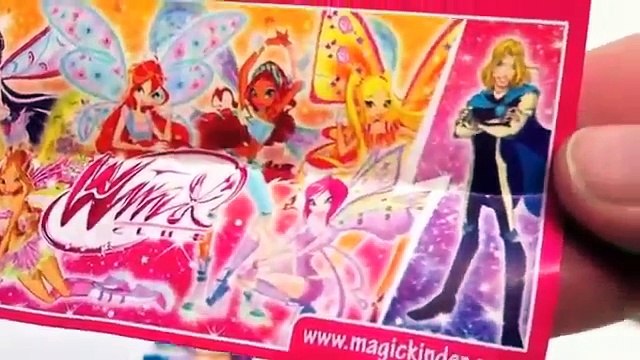 Winx Kinder Surprise Eggs Unboxing Easter Eggs toy gift - Kinder sorpresa huevo juguete regalo