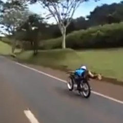 Superman, campeón de carreras de motos