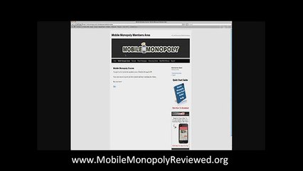 Mobile Monopoly Review - Part 1 - Members&#39; Area