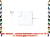 Apple MD565Z/A - Adaptador de corriente para MacBook Pro 13 con Retina display (60W) blanco