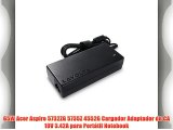 65W Acer Aspire 5732ZG 5735Z 4552G Cargador Adaptador de CA 19V 3.42A para Port?til Notebook