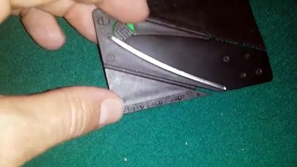 Credit card knife