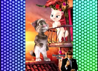 Говорящий кот Том и Анджелла поют песенку You Get Me from Talking Frends