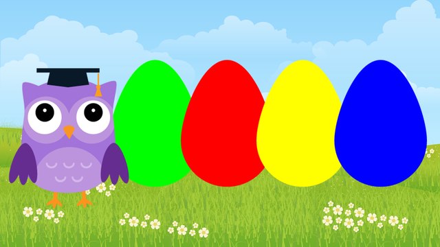 Oeufs surprises pour apprendre les couleurs -Animated Surprise Easter Eggs for Learning Colors