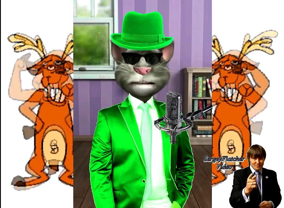 Прикол Jingle Bells from Super Simple Songs Talking Tom cat  Говорящий Кот Том Флэшкин