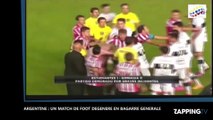 L'incroyable bagarre entre deux clubs de foot argentins (vidéo)