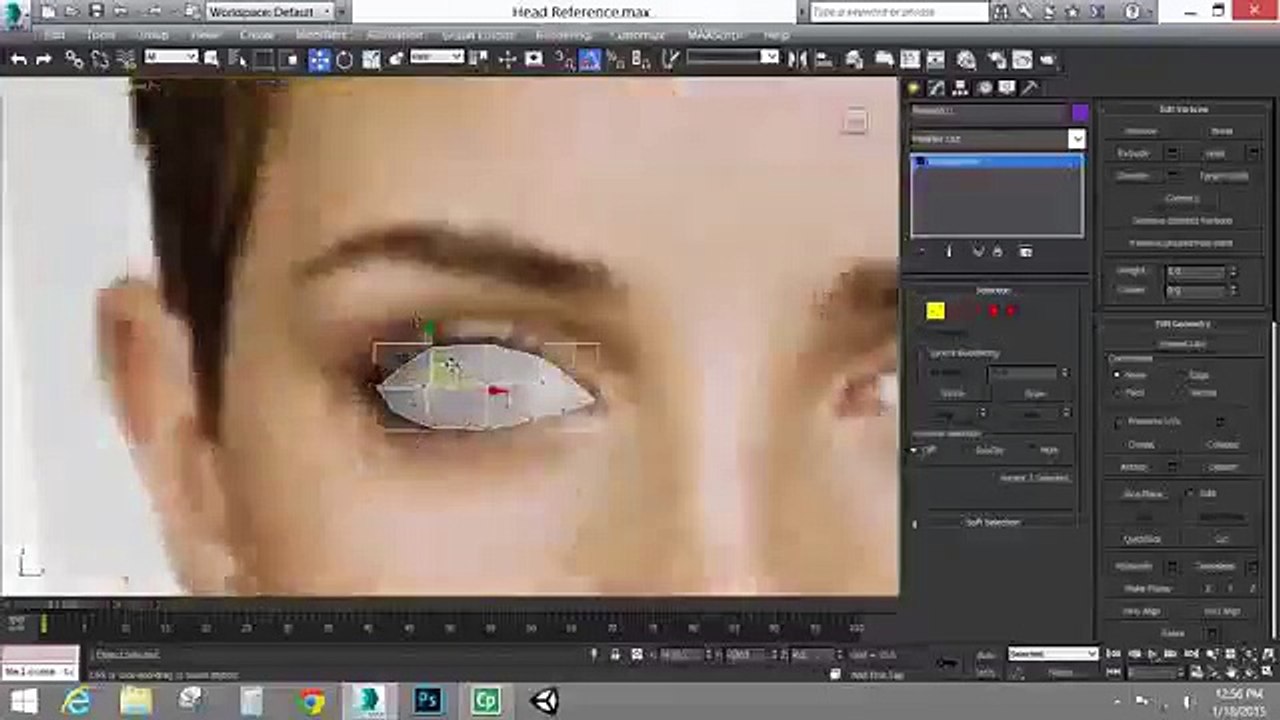 Edge Modeling A Head Clip4-4