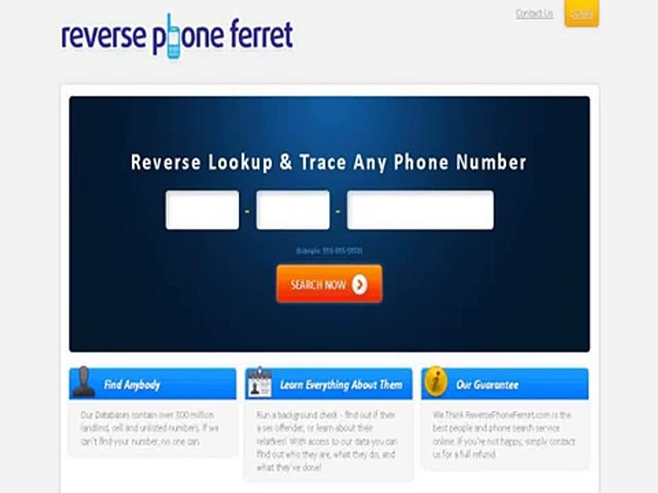 Reverse Phone Ferret!