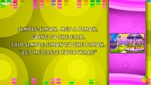 Simple Simon Karaoke Version With Lyrics Cartoon/Animated English Nursery Rhymes For Kids