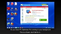 How to remove PC Optimizer Pro running in Windows