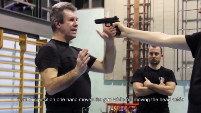 KRAV MAGA TRAINING • The fastest gun disarm technique