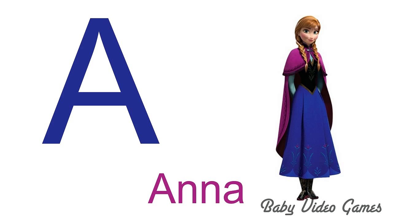 Disney ABC Song with Frozen Nursery Rhymes