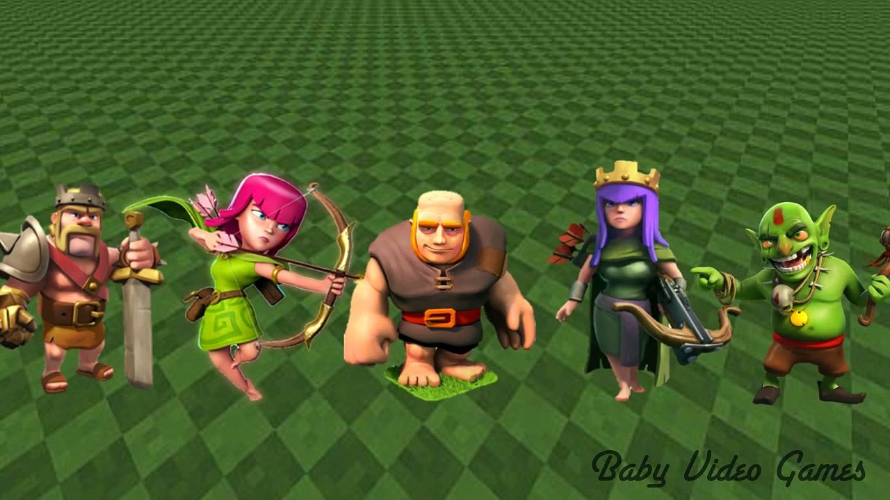 Clash of Clan Finger Family Daddy Finger Songs