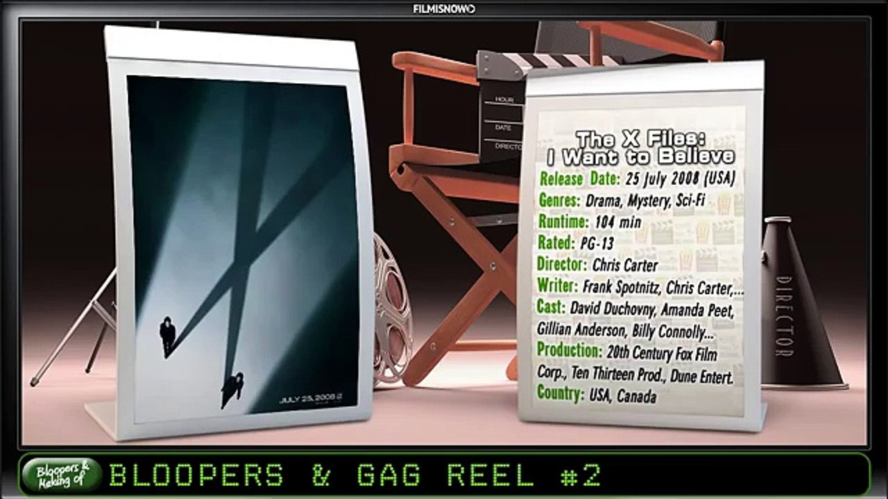 The X Files  I Want to Believe (2008) Bloopers, Gag Reel & Outtakes (Part2 2)
