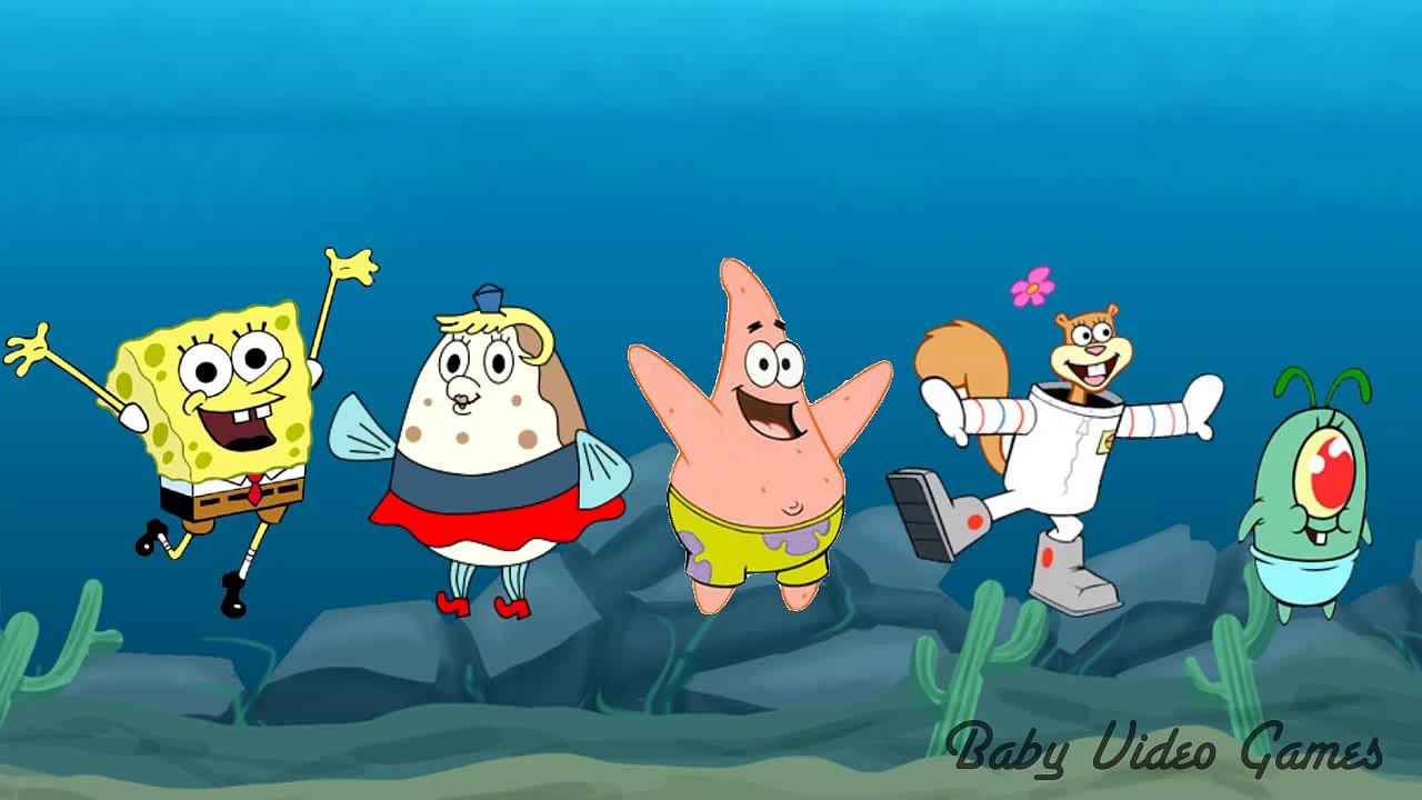 Spongebob Squarepants Finger Family Nursery Rhymes for Baby
