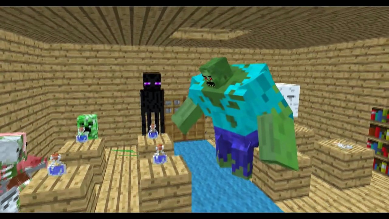 Monster School- Alchemy - Minecraft Animation