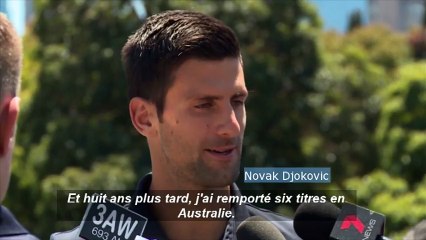 Tennis : après sa victoire à l'Open d'Australie, Djokovic pense au record de Federer
