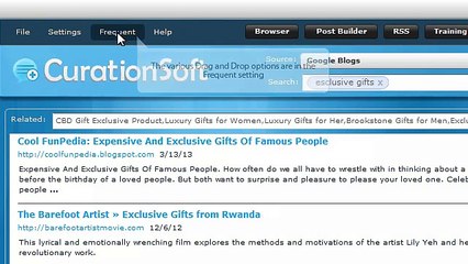 CurationSoft.com - Drag and Drop Options V2.1