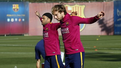 FC Barcelona training session: First training session of the month