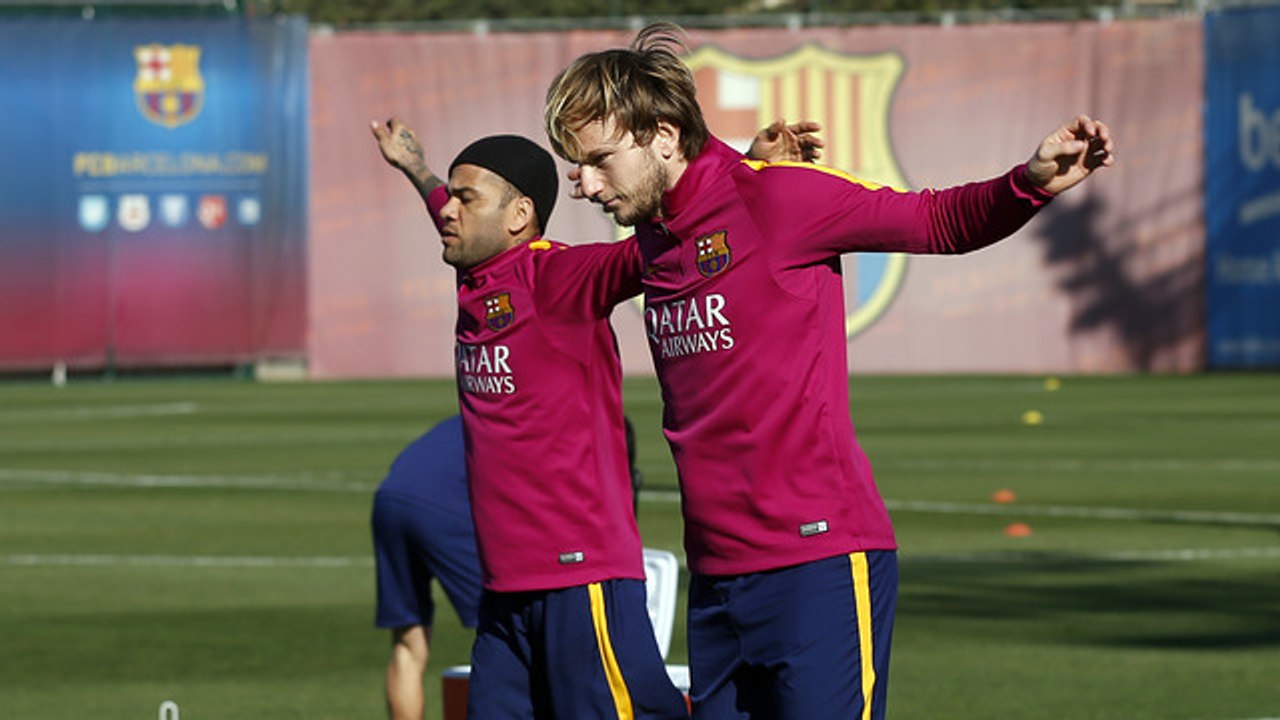 FC Barcelona training session: First training session of the month