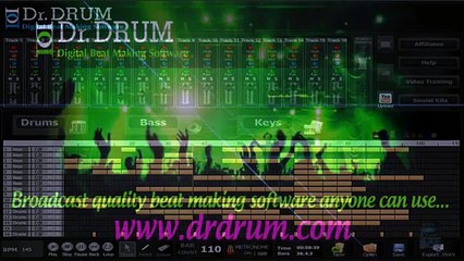 Making beats on pc is easy with Dr Drum.