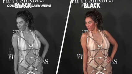 Liana Mendoza FLAUNTS NUDE Body At Fifty Shades Of Black Red Carpet