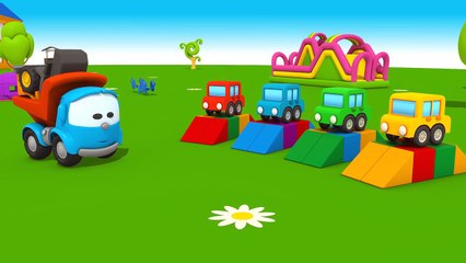 Новый 3D мультфильм про машинки. Грузовичок Лёва малыш и АВТОВОЗ