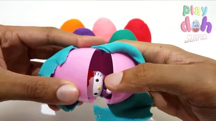 Kinder Surprise Eggs Frozen MLP Peppa Pig Hello Kitty Spongebob Play Doh Disney