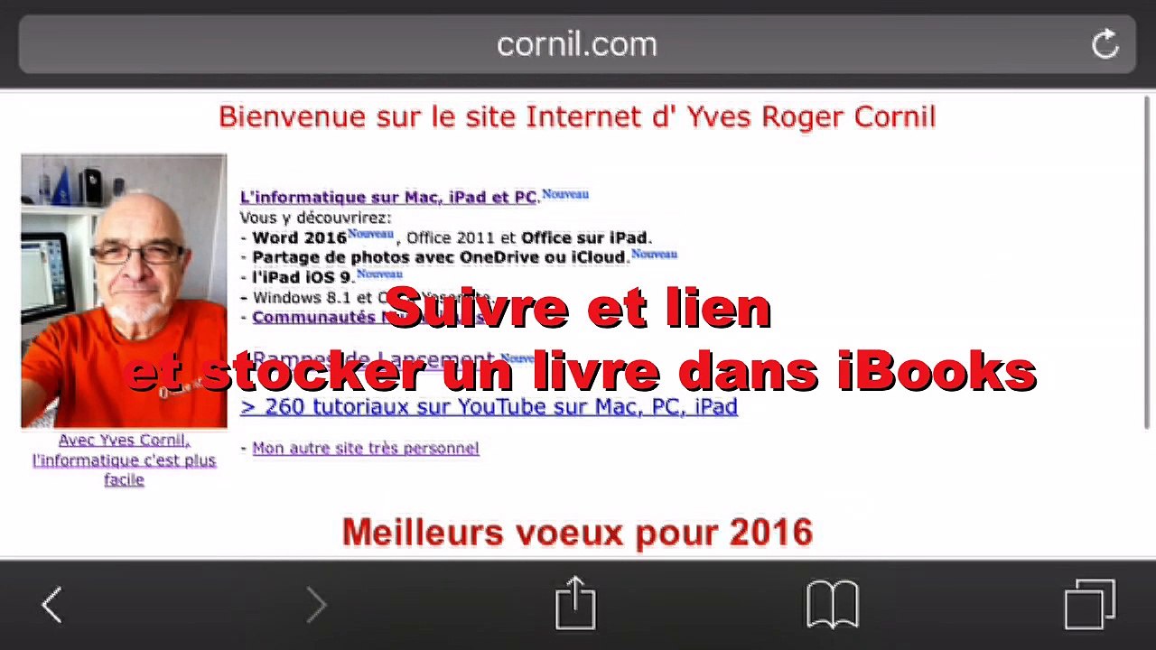 Safari sur iPhone
