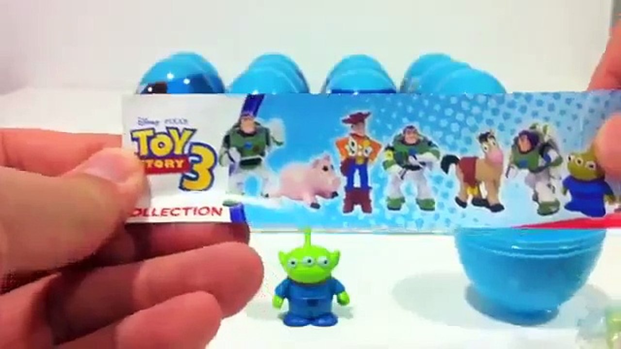 Surprise Egg Toy Story 3 unboxing Alien ASMR - Dailymotion Video