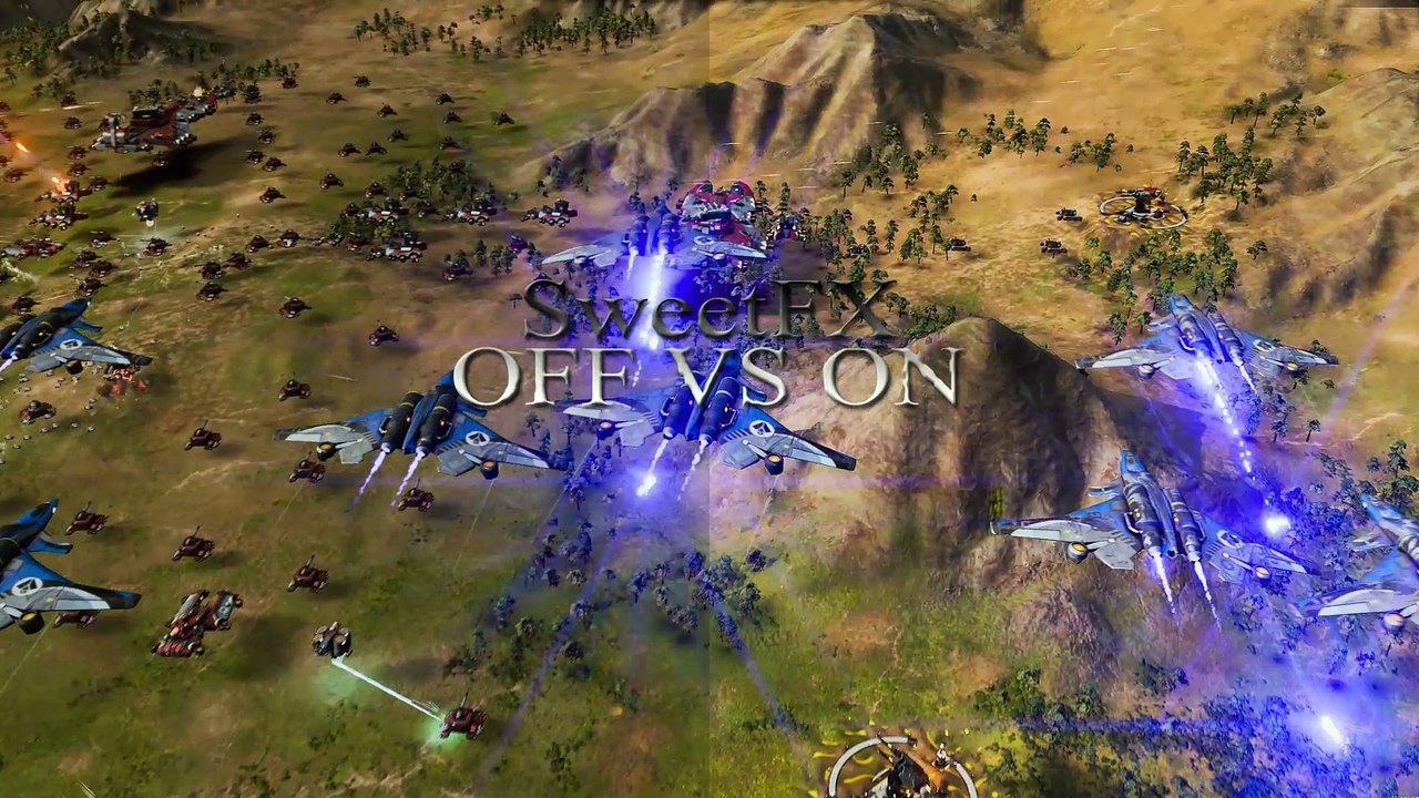 Ashes of the Singularity - SweetFX mod - gameplay PC [cinematic graphics mod] Windows 10