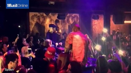 Justin Bieber plays a surprise gig at Hollywood nightclub 1Oak _ Daily Mail Online