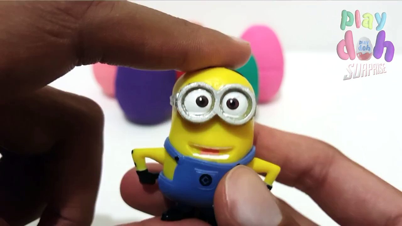 Play Doh Surprise Peppa Pig Eggs Cars Spongebob Disney Minnie Mouse Hello Kitty