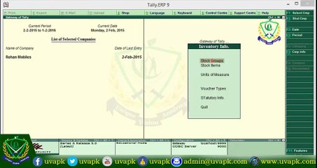 Lecture 21 how to create sepup of stock groups in tally in hindi urdu