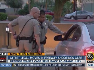 Latest legal moves in freeway shootings case