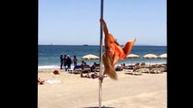 The world's best pole dancer - Anastasia Sokolova - Pole Dance - Ibiza 2014