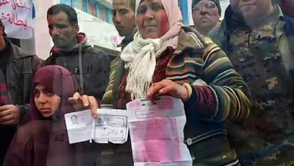 Tunisie - Manifestations à Kasserine (720p Full HD)