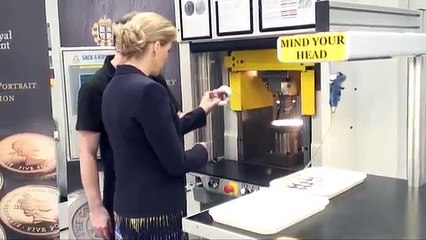 The Countess of Wessex visits the Royal Mint