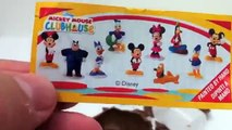 Surprise Chocolate Eggs Unboxing Mickey Mouse gift toy