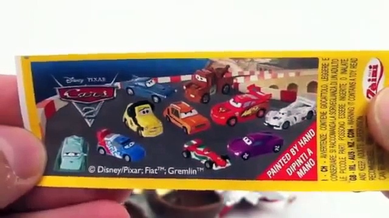 Cars 2 Surprise Eggs Unboxing Disney Pixar toy gift - Kinder sorpresa huevo juguete regalo Cars-3