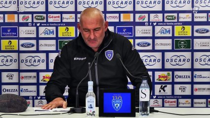 Monaco-Bastia : Conf. d'avant-match de F. Ciccolini