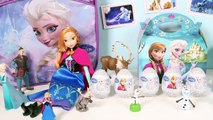 FROZEN Surprise Eggs Disney Frozen Princess Anna & Queen Elsa Huevos Sorpresa FROZEN Toys Videos