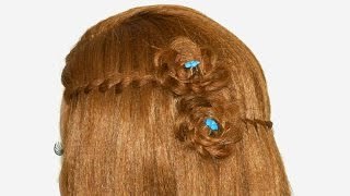 Waterfall Braid Hairstyle For Long Medium Hair