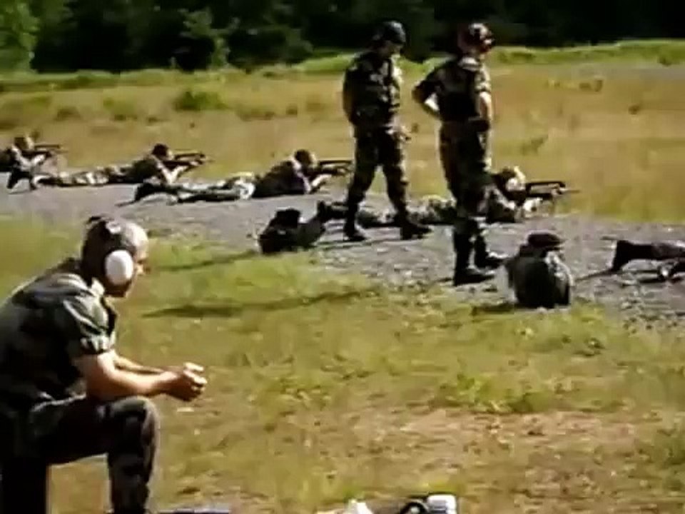 séance de tir au FAMAS