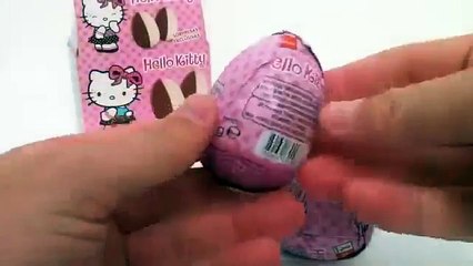 Hello Kitty Surprise Chocolate Eggs Unboxing gift toy ASMR