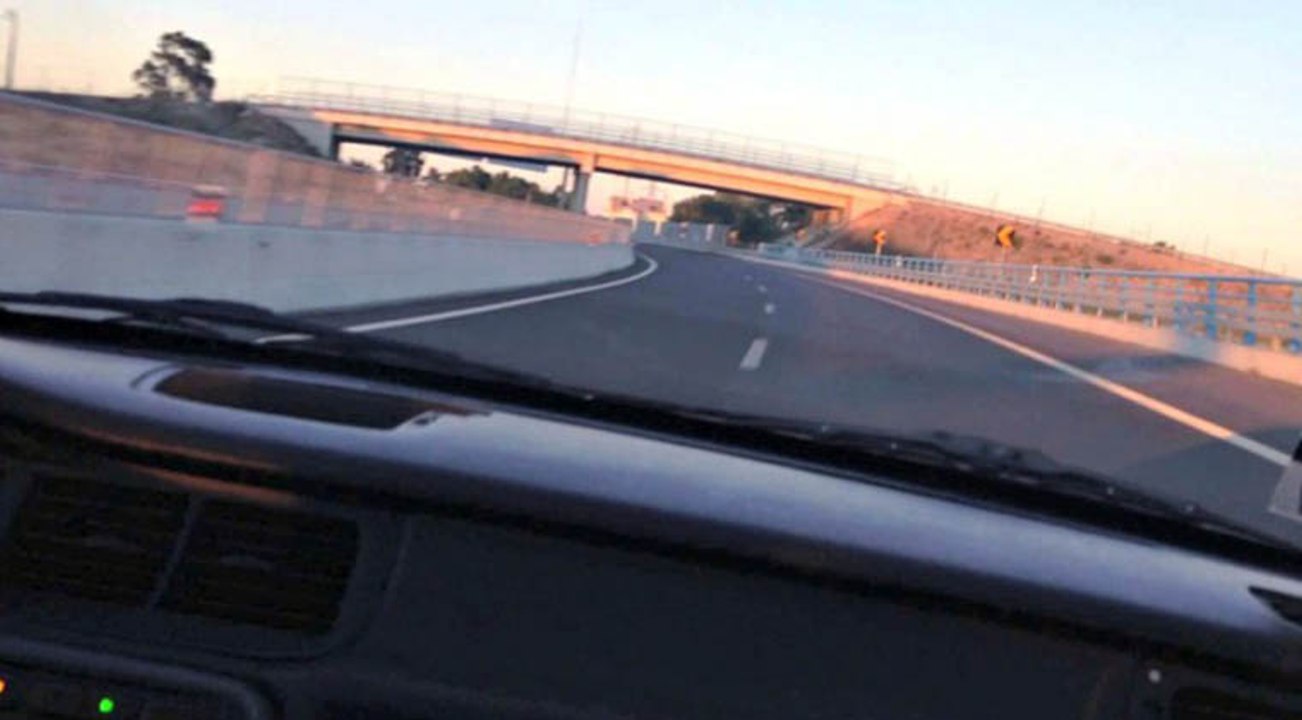 Conduzia a 230 Km/h na margem sul, e filmou tudo... até o seu acidente!