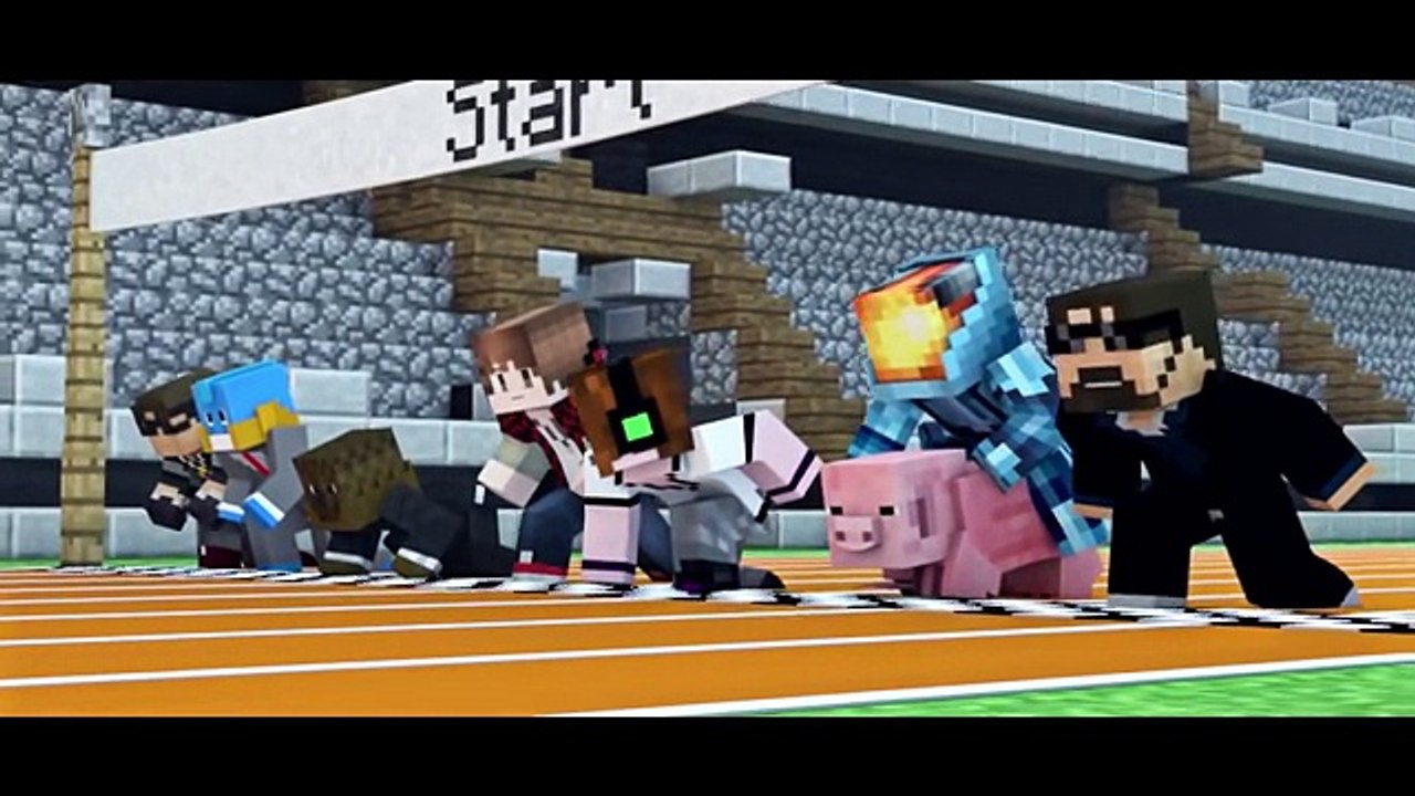 анимация лёгкая атлетика в minecraft
