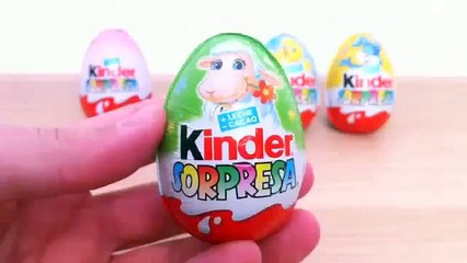 SpongeBob Eggscellent Kinder Surprise Chocolate bunny Eggs Unboxing gift toy