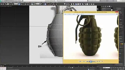 Grenade Tutorial Modeling & Uv Layout Clip2-8